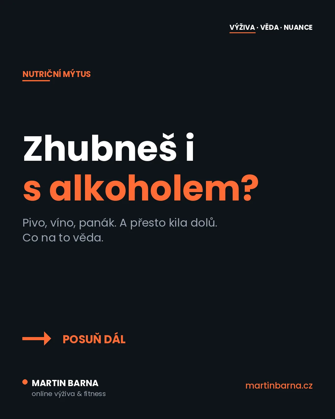 Zhubneš i s alkoholem? Co na to věda — úvodní obrázek