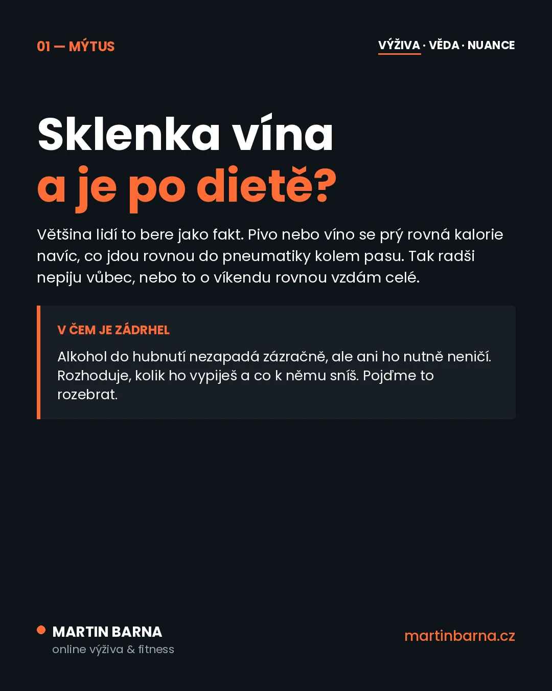 Zhubneš i s alkoholem? Co na to věda — kontext tématu
