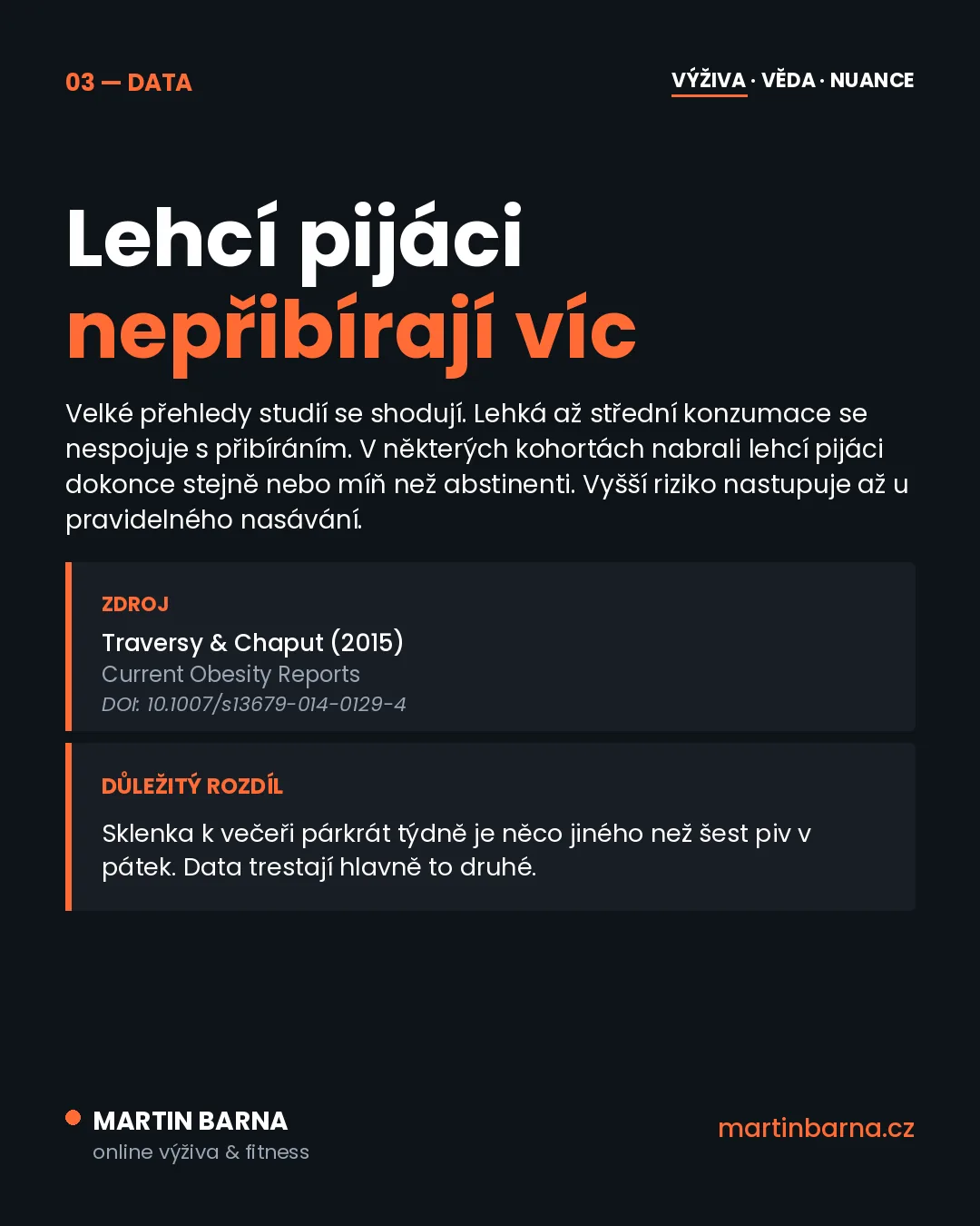 Zhubneš i s alkoholem? Co na to věda — data ze studií