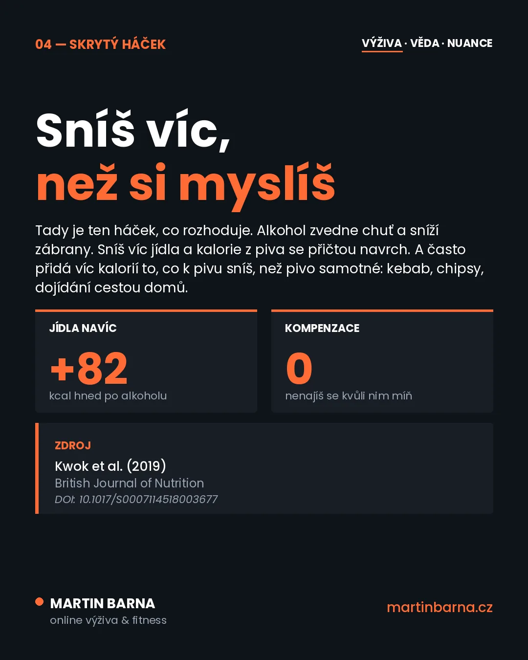 Zhubneš i s alkoholem? Co na to věda — mechanismus