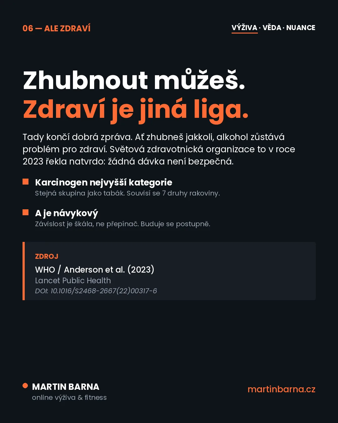 Zhubneš i s alkoholem? Co na to věda — nuance a kontext