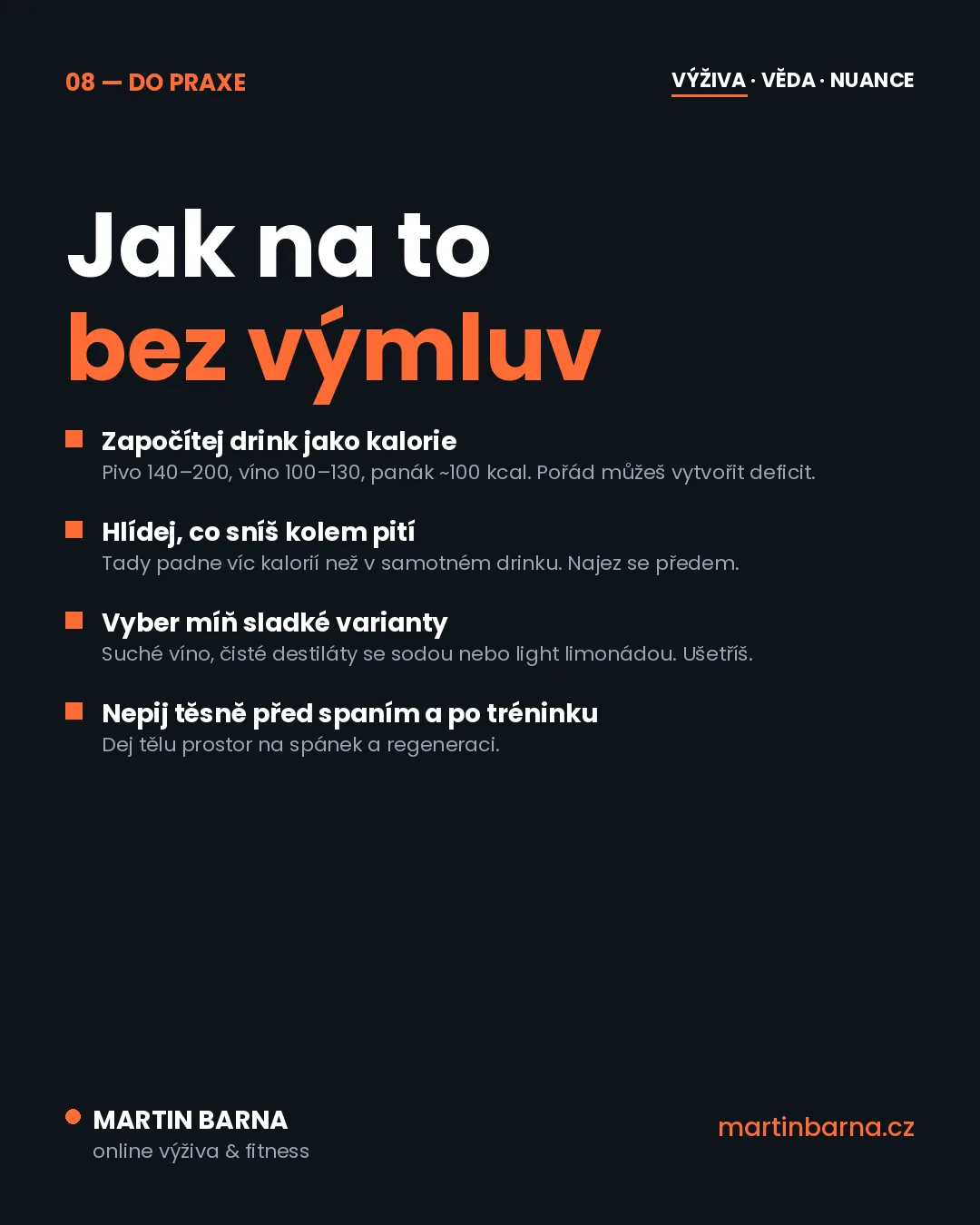 Zhubneš i s alkoholem? Co na to věda — praktické tipy