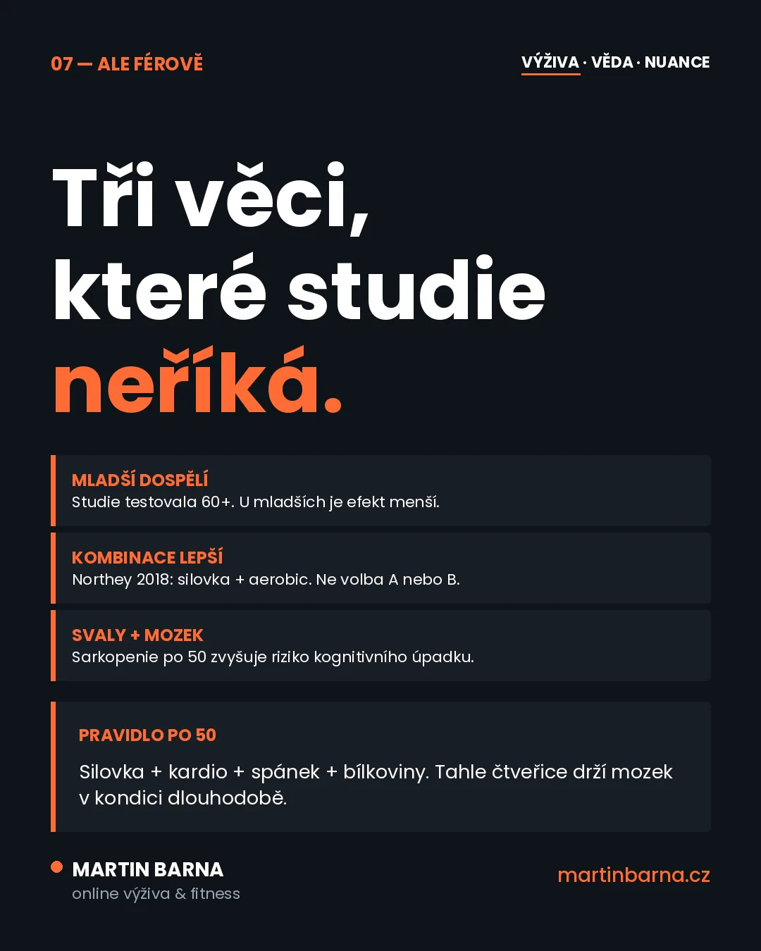 Nejlepší cvičení pro mozek po šedesátce — hlavní páka