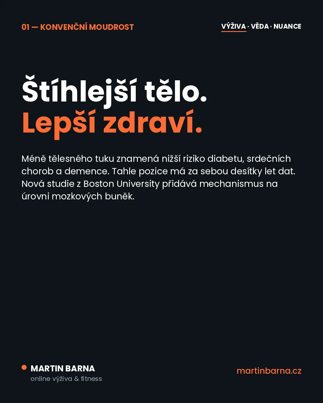 Hubnutí a zdraví mozku: co ukazují data — kontext tématu