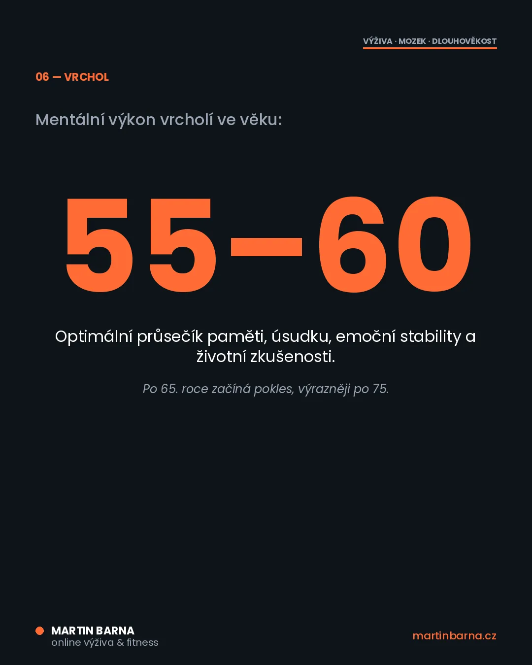 Kdy má mozek vrchol? Není to ve třiceti — nuance a kontext