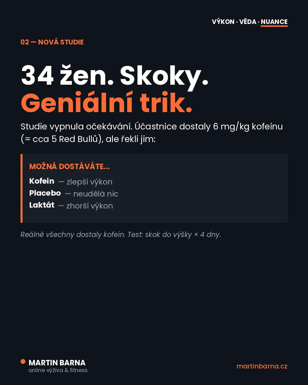 Kofein před tréninkem: jistota, nebo spíš zvyk? — jádro problému