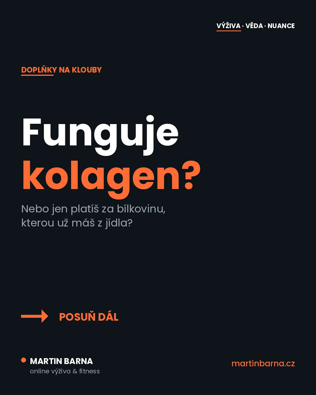 Kolagen na klouby, nebo prostě bílkovina? — úvodní obrázek