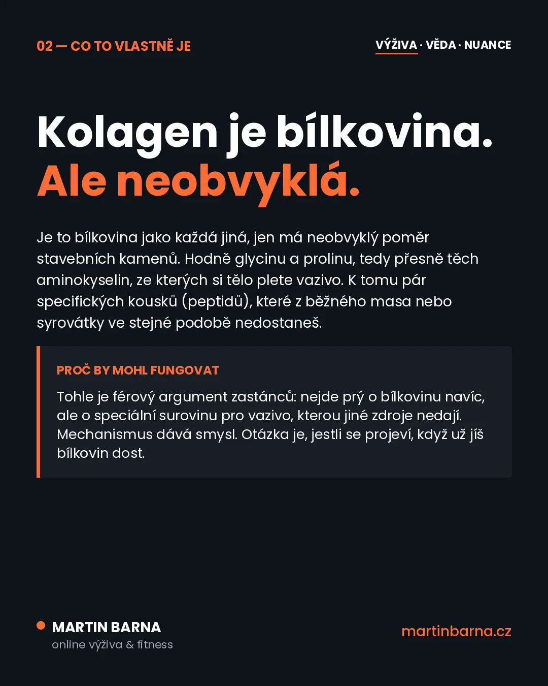 Kolagen na klouby, nebo prostě bílkovina? — jádro problému