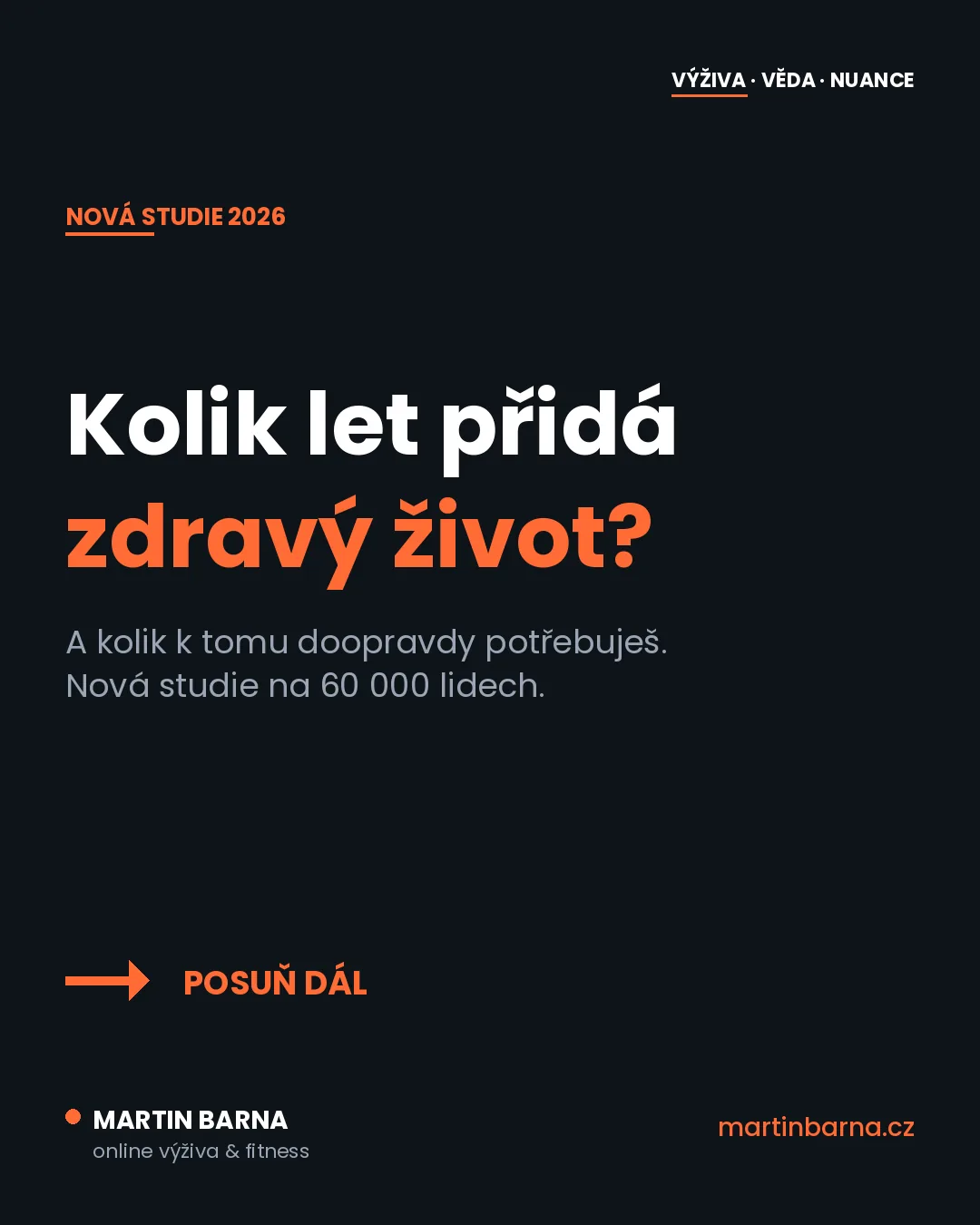 Zdravý život ti přidá skoro deset let (a nemusíš být dokonalý) — úvodní obrázek