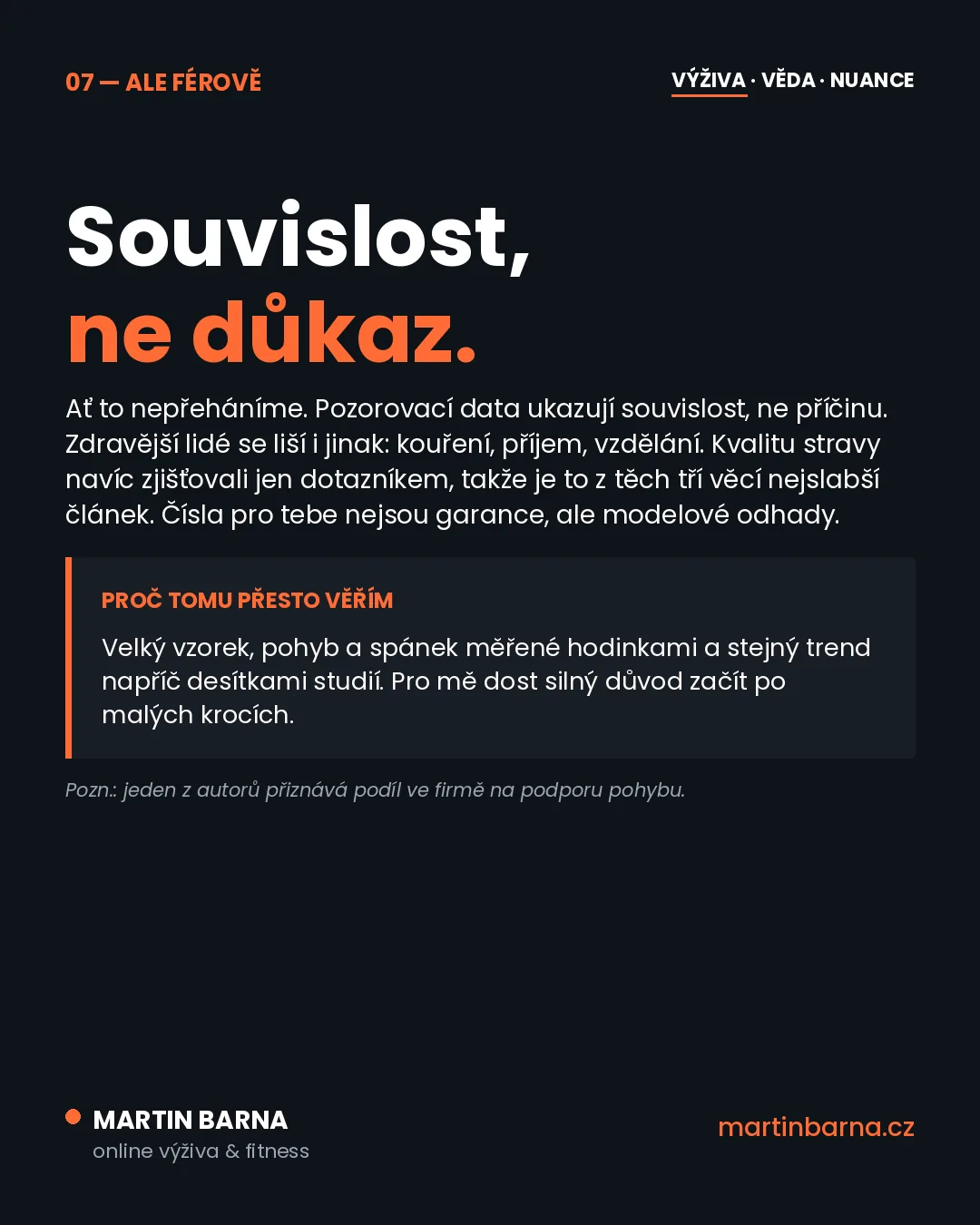 Zdravý život ti přidá skoro deset let (a nemusíš být dokonalý) — férově a transparentně