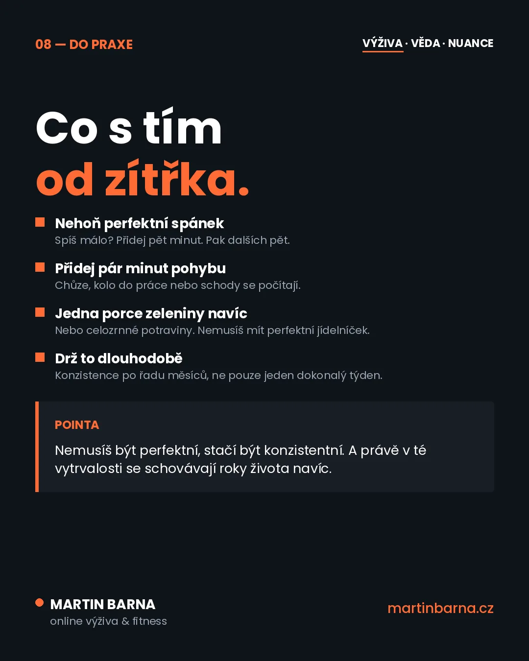 Zdravý život ti přidá skoro deset let (a nemusíš být dokonalý) — praktické tipy