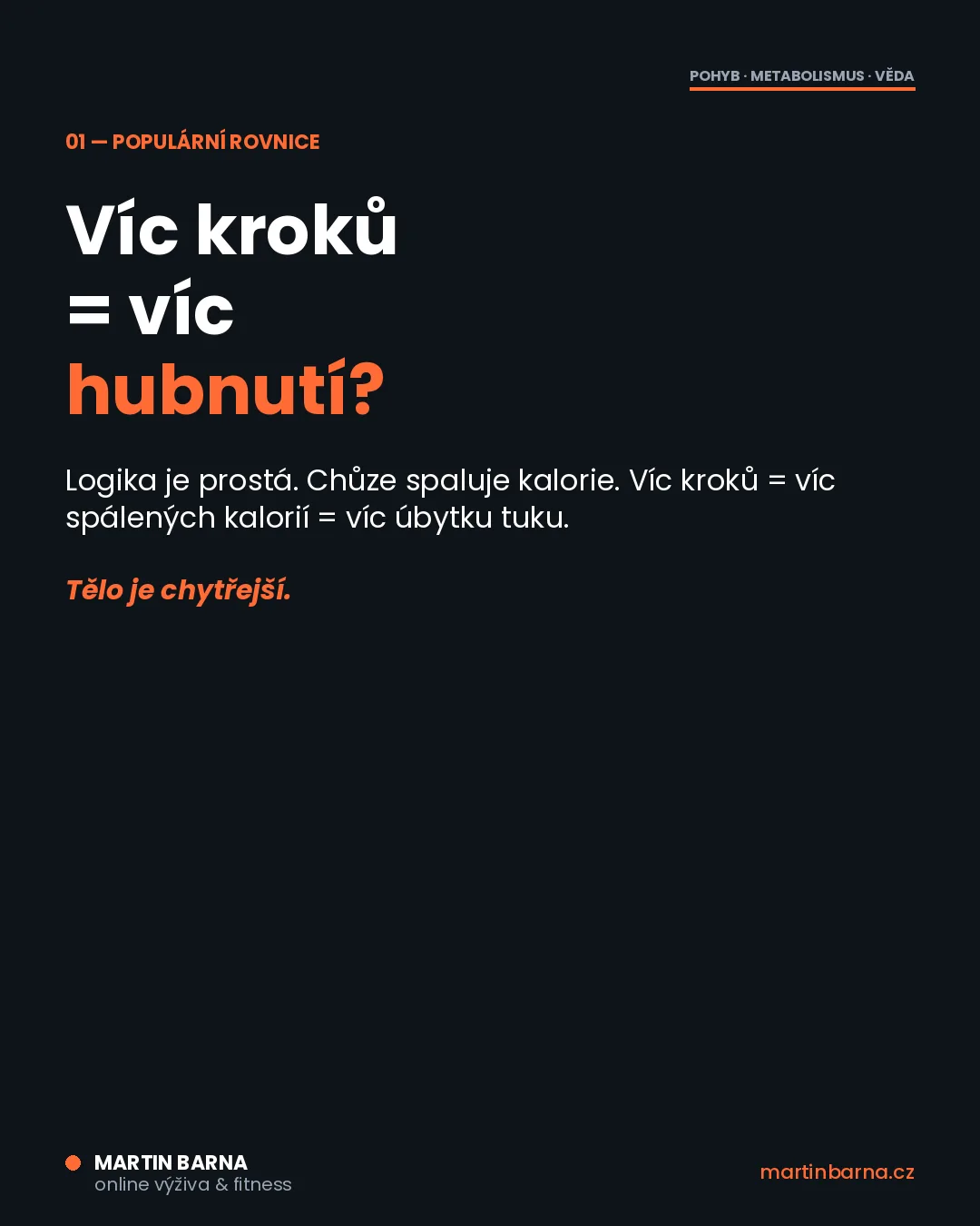 Chodíš 10 tisíc kroků a váha stojí? Proč — kontext tématu