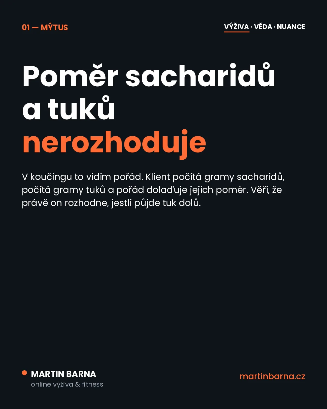 Na hubnutí nemusíš hlídat všechna makra — kontext tématu