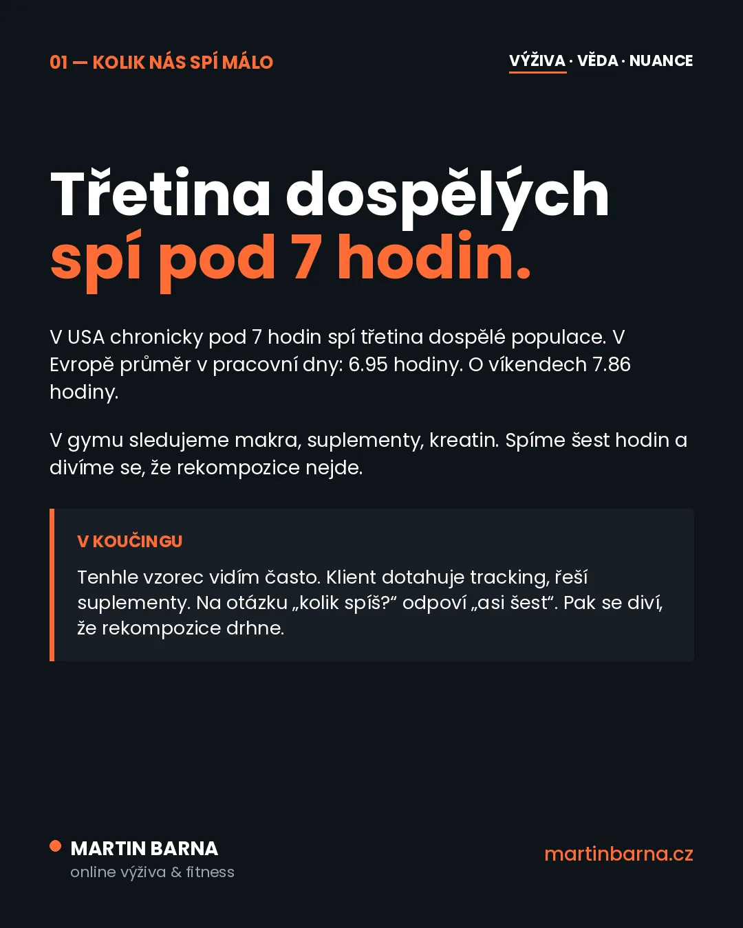 Co dělá málo spánku s hubnutím (a hlavně s tukem) — kontext tématu