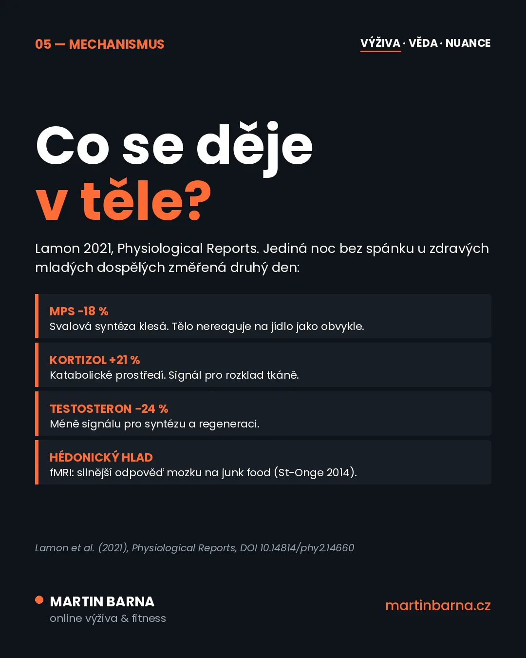 Co dělá málo spánku s hubnutím (a hlavně s tukem) — další důkazy