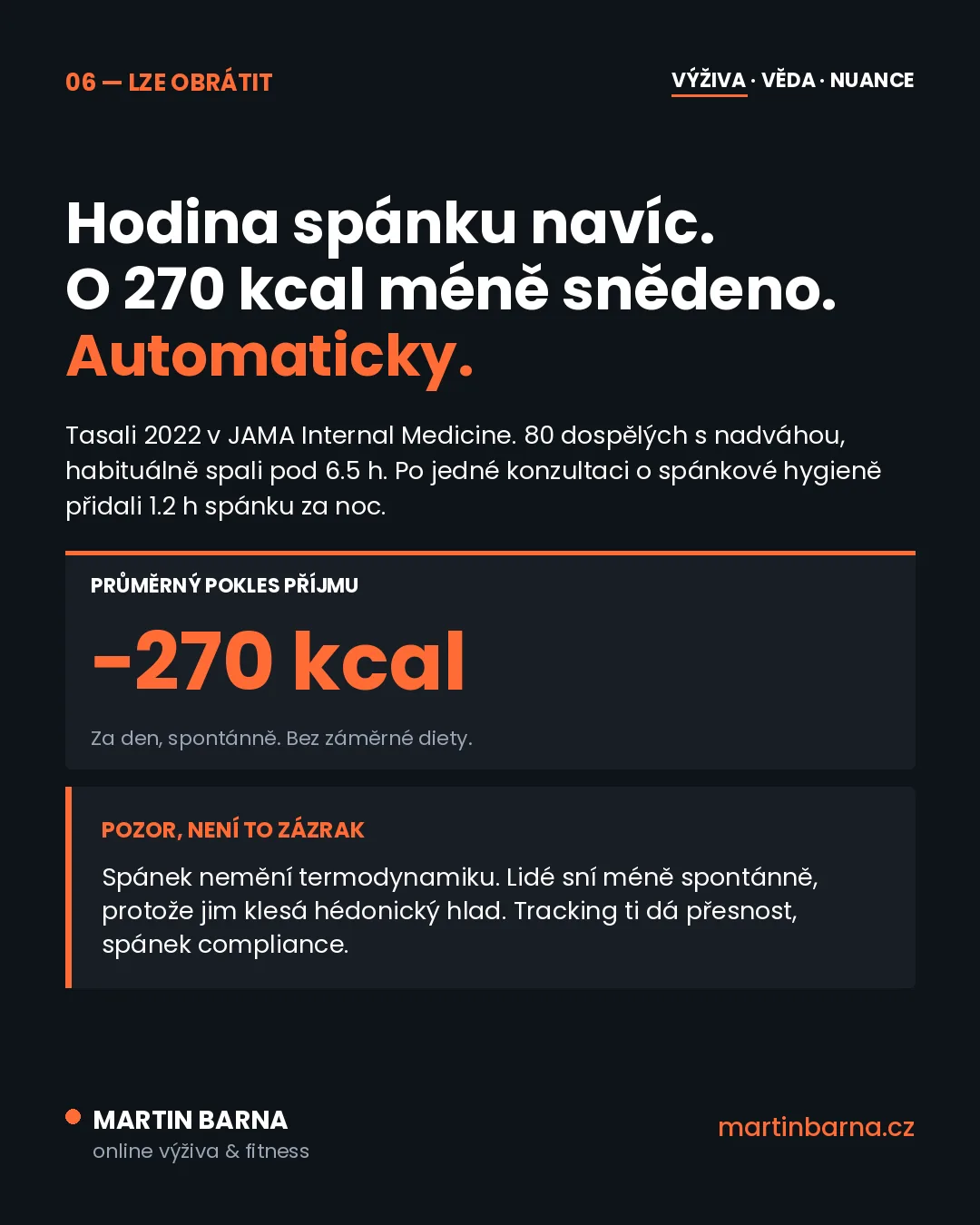 Co dělá málo spánku s hubnutím (a hlavně s tukem) — nuance a kontext