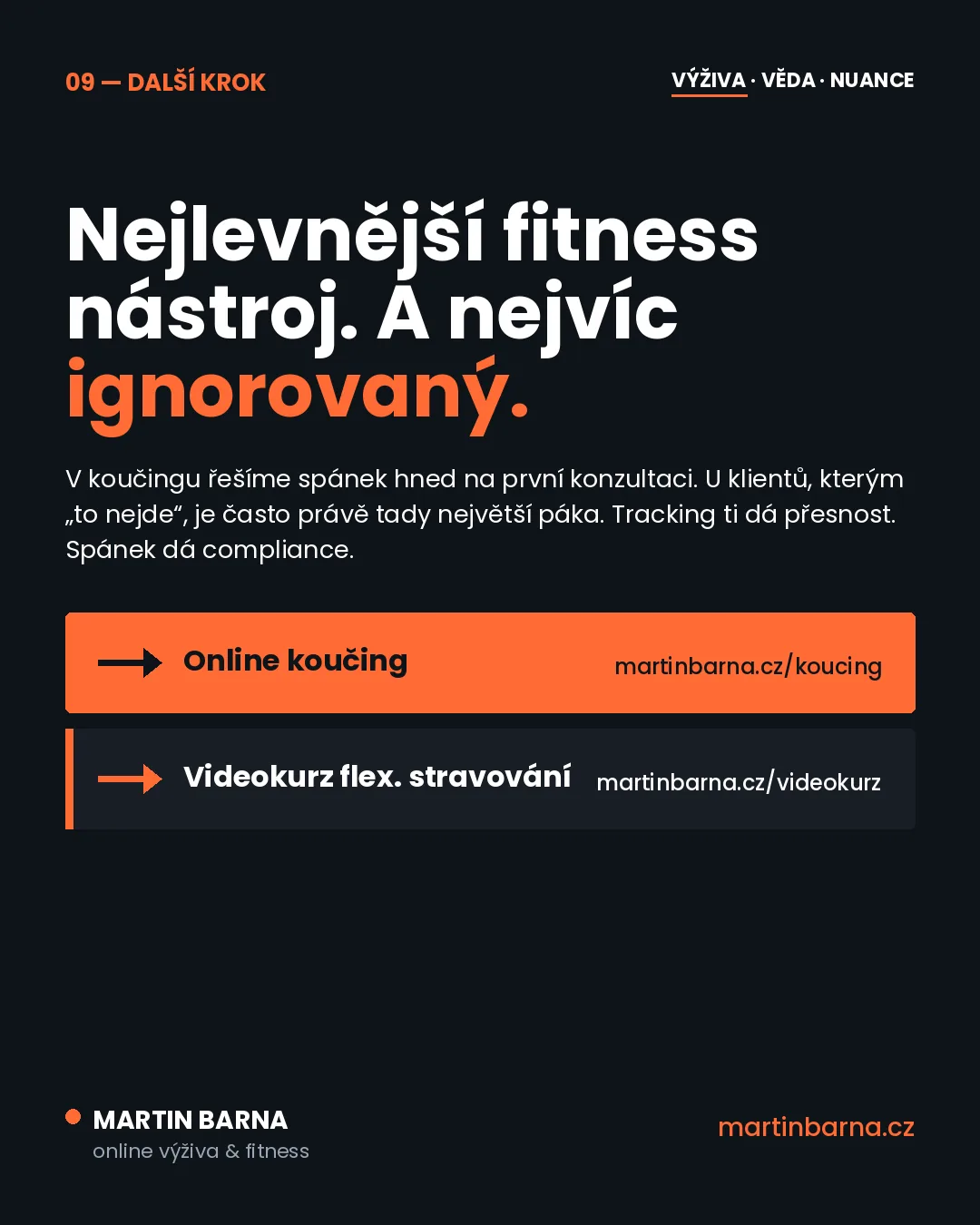 Co dělá málo spánku s hubnutím (a hlavně s tukem) — shrnutí a další krok
