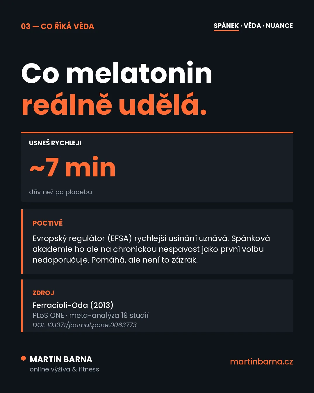 Je melatonin prášek na spaní? Není — a v tom je háček — data ze studií