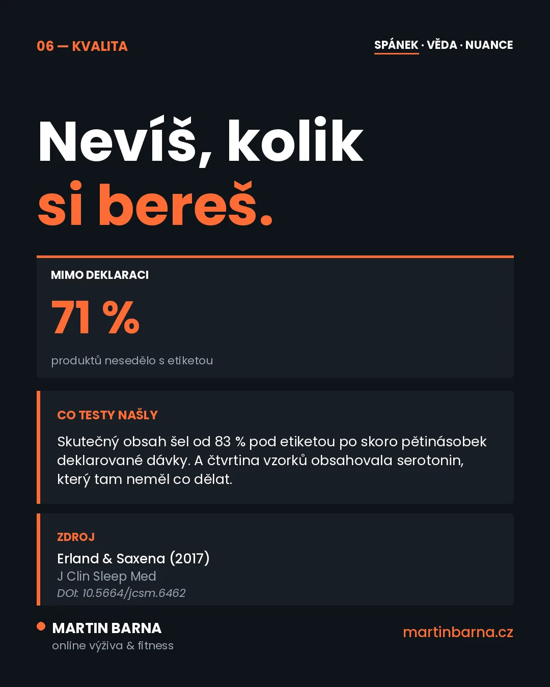 Je melatonin prášek na spaní? Není — a v tom je háček — nuance a kontext
