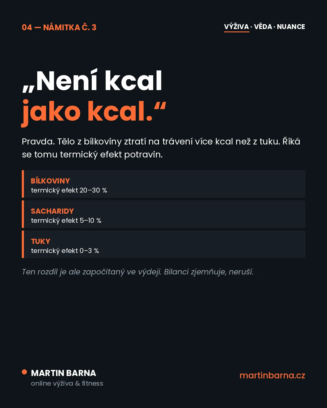 5 námitek proti kalorickému deficitu (a proč ani jedna neplatí) — mechanismus