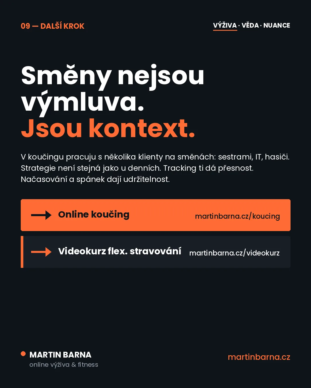 Shrnutí a další krok
