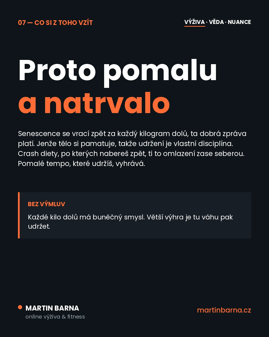 Hubnutí umí omladit tělo až na úrovni buněk — hlavní páka