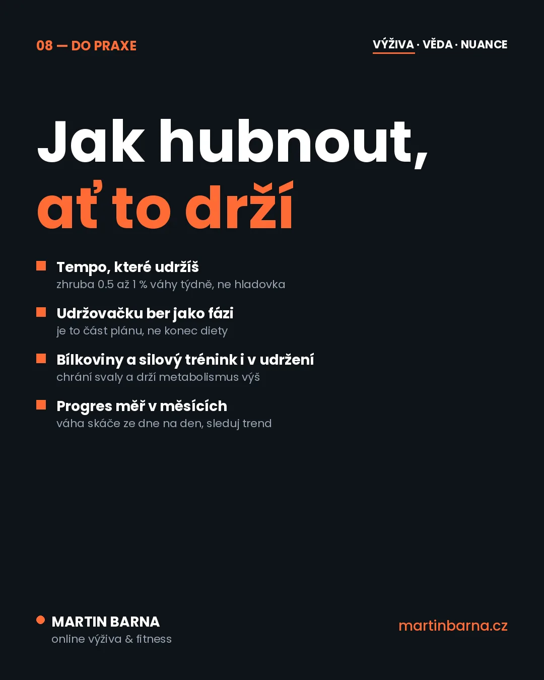 Hubnutí umí omladit tělo až na úrovni buněk — praktické tipy