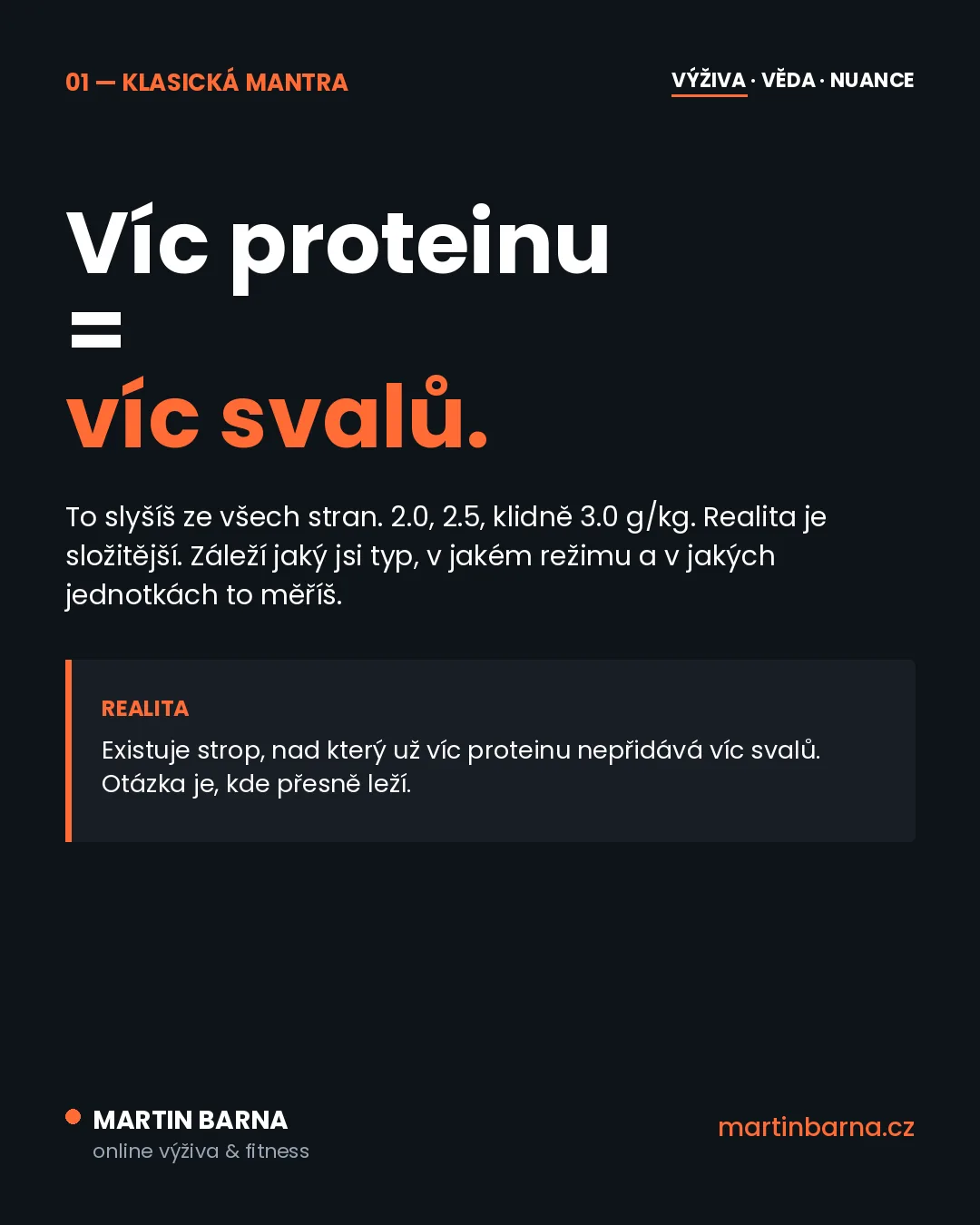 Protein hned po tréninku: musí to být? — kontext tématu