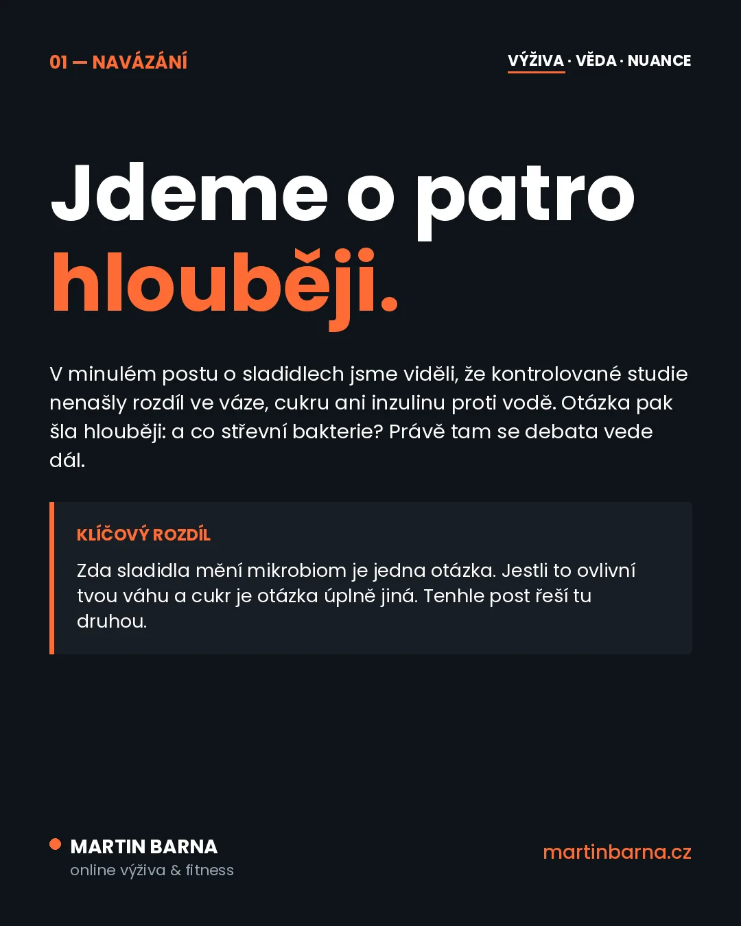Zničí ti sladidla střeva? Co je pravda a co se přehání — kontext tématu