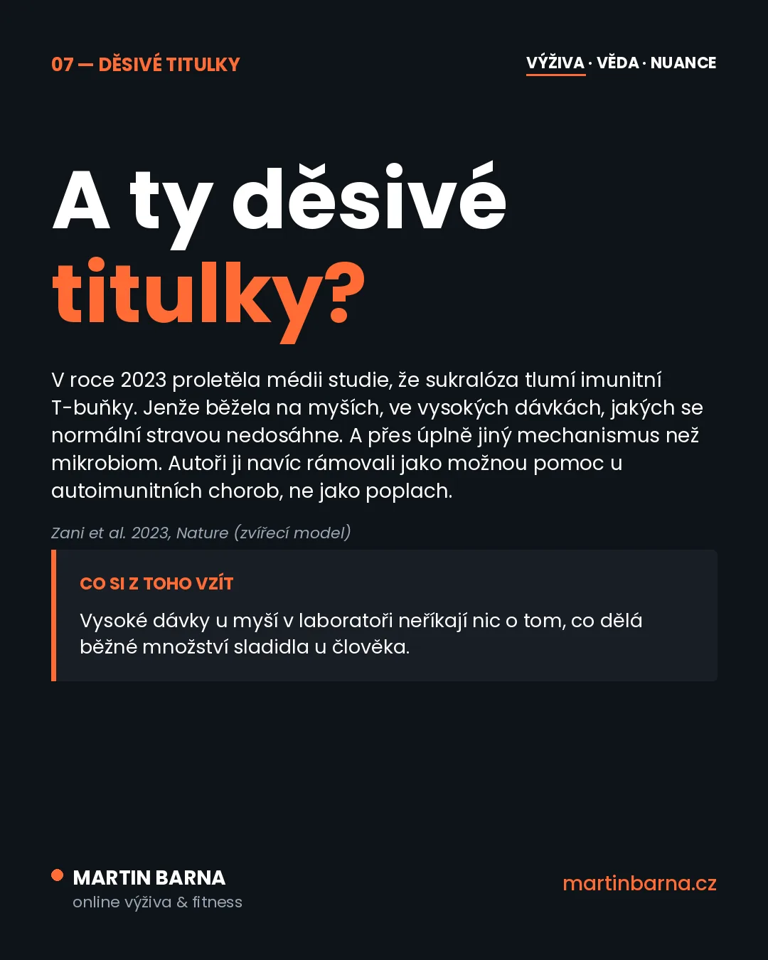 Zničí ti sladidla střeva? Co je pravda a co se přehání — hlavní páka