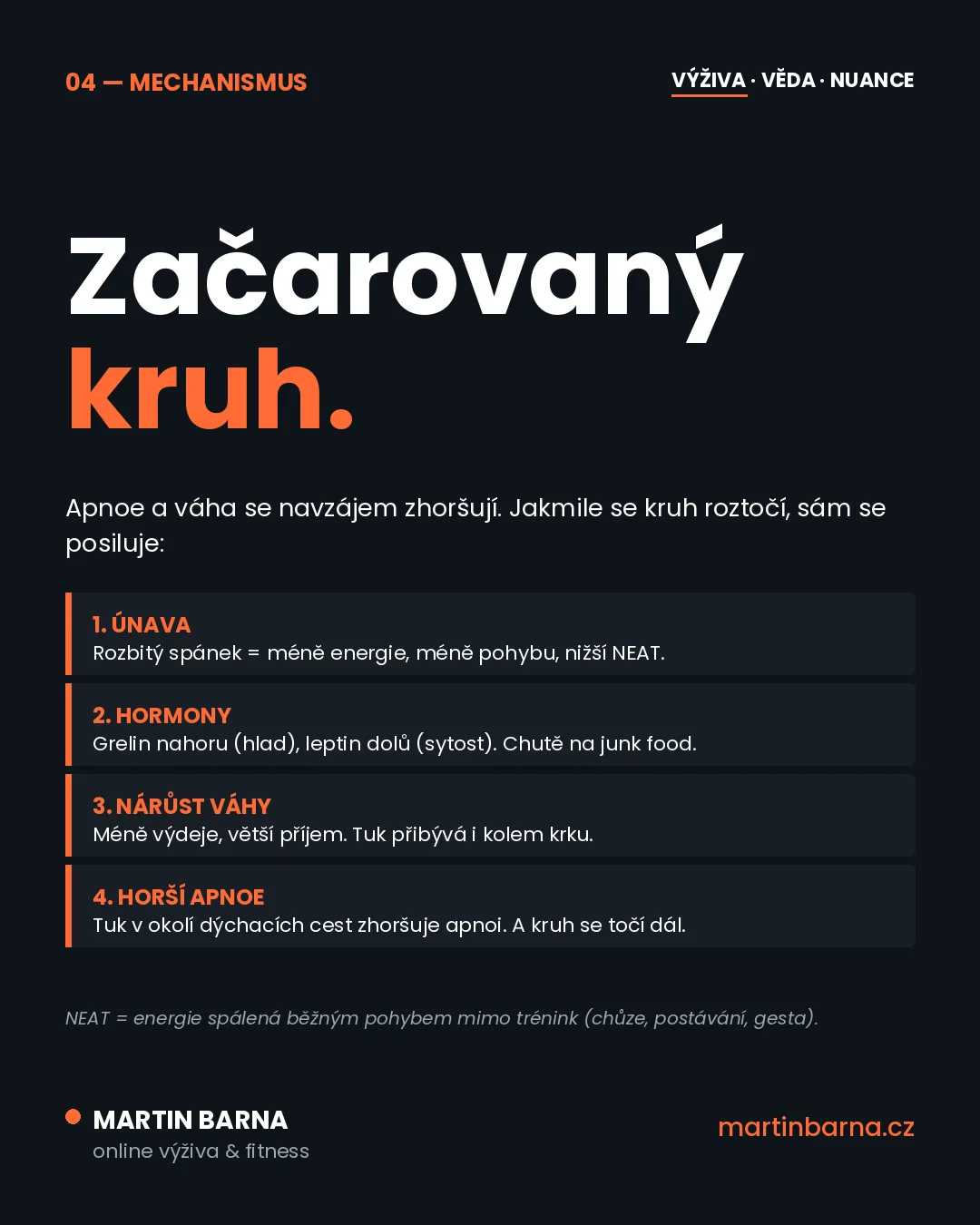 Děláš všechno správně a váha stojí? Možná je to spánková apnoe — mechanismus