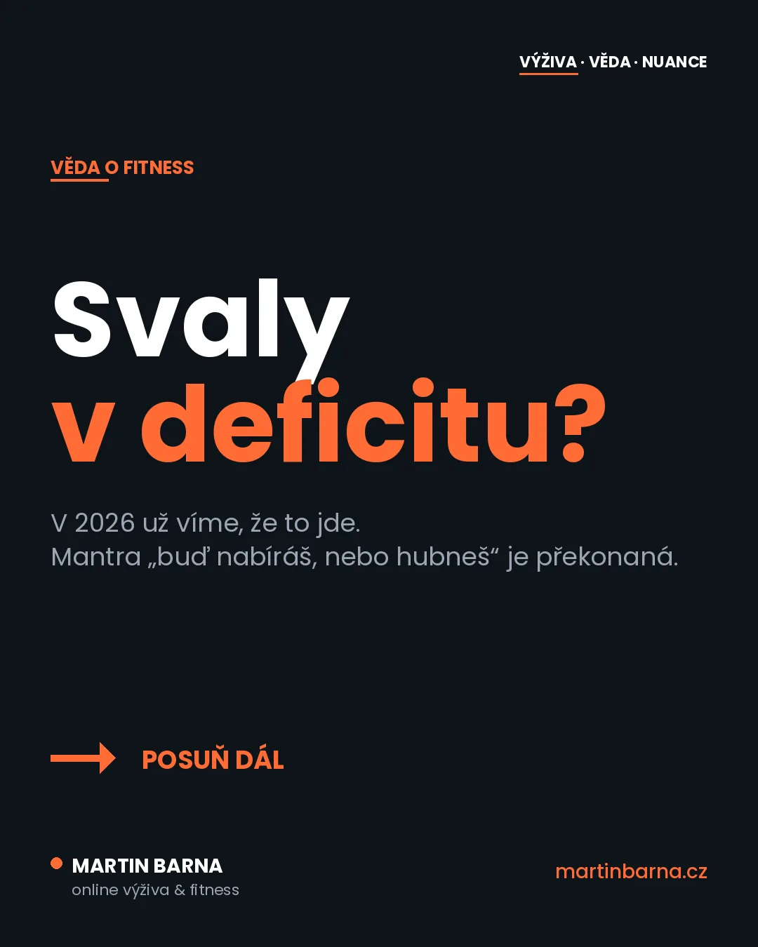 Jde nabírat svaly v kalorickém deficitu? Ano, jde — úvodní obrázek