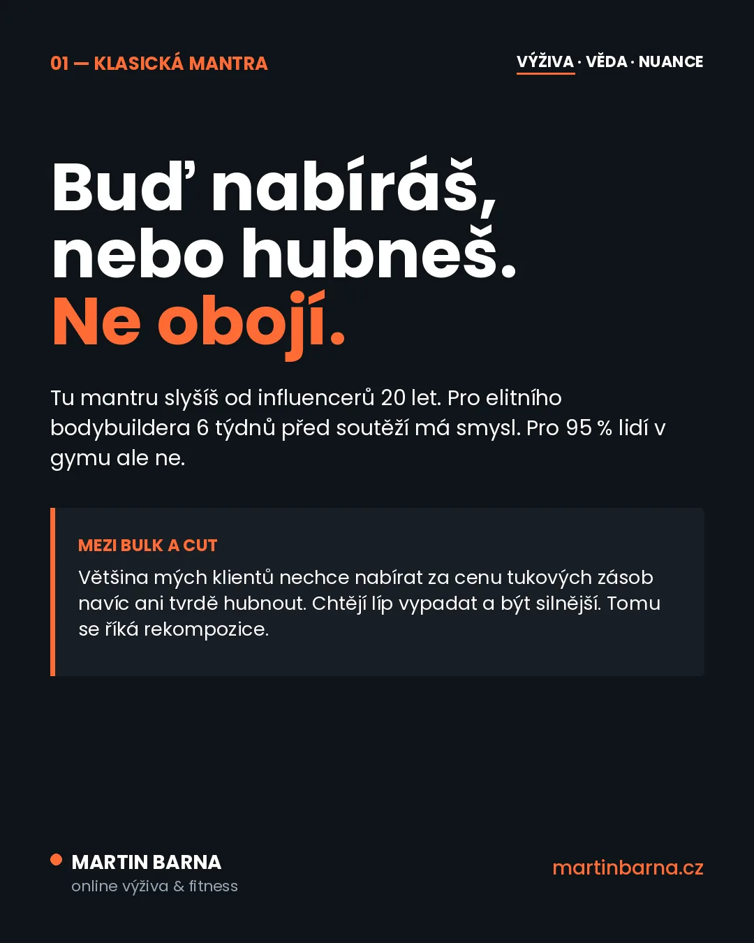 Jde nabírat svaly v kalorickém deficitu? Ano, jde — kontext tématu