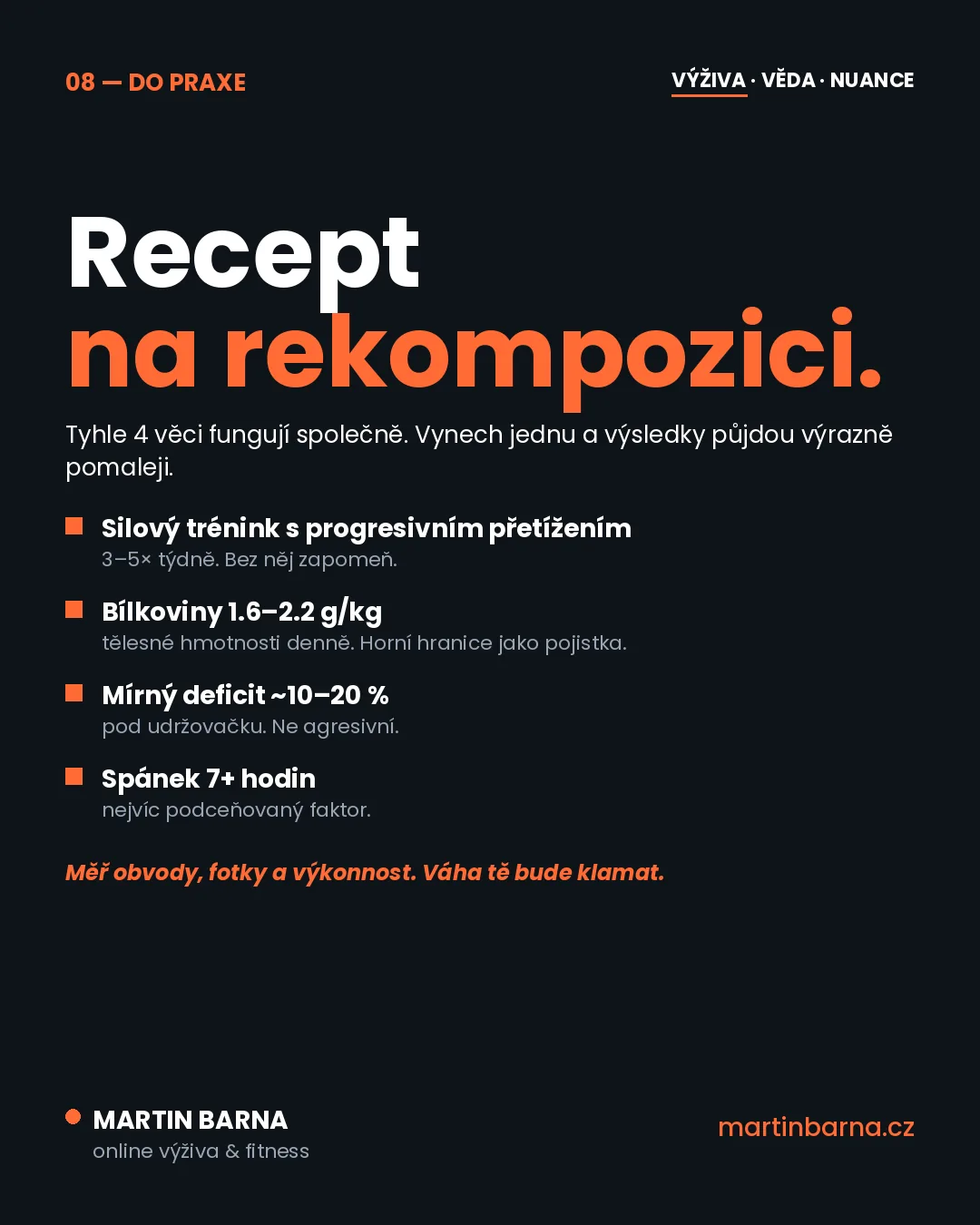 Jde nabírat svaly v kalorickém deficitu? Ano, jde — praktické tipy
