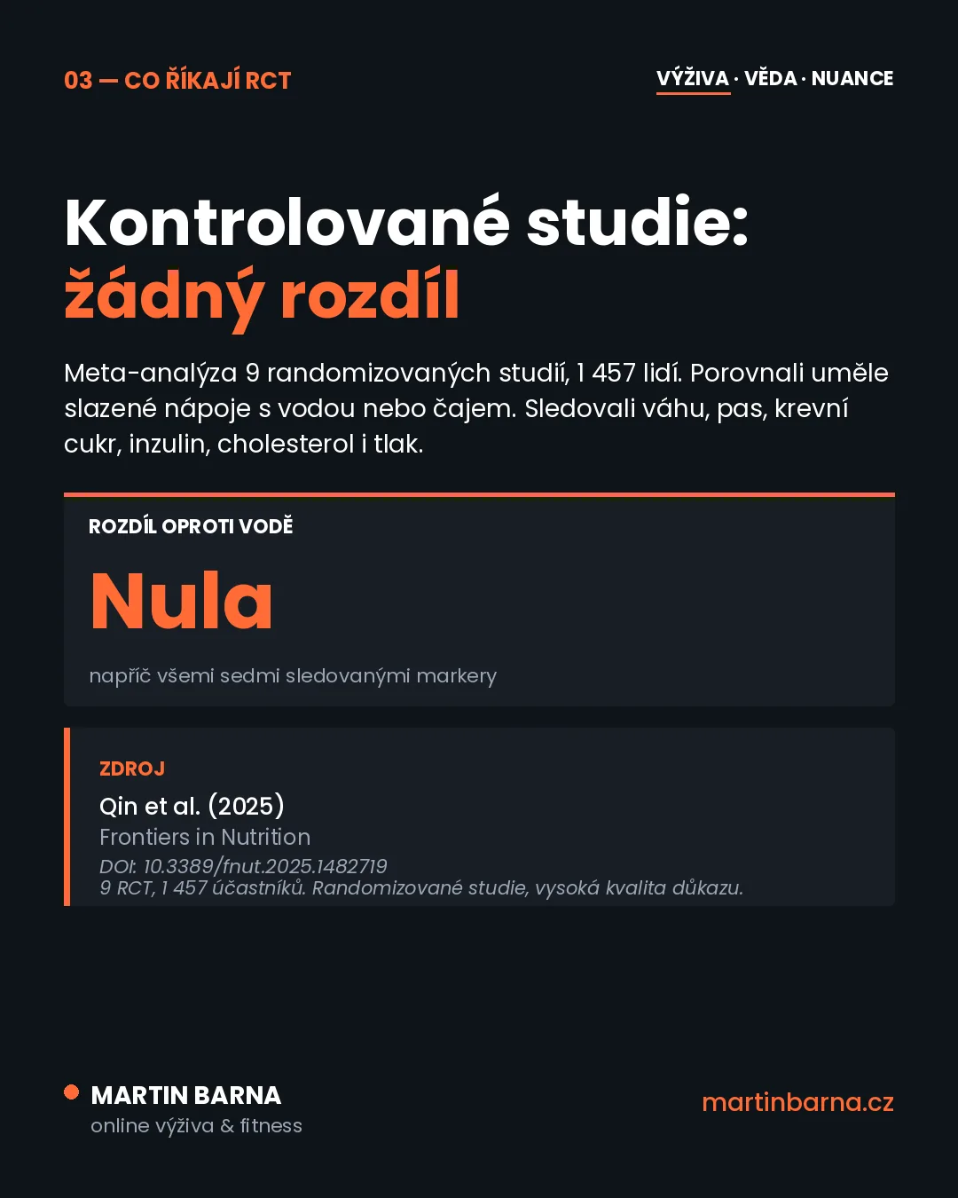 Umělá sladidla: kolik je vlastně moc? — data ze studií