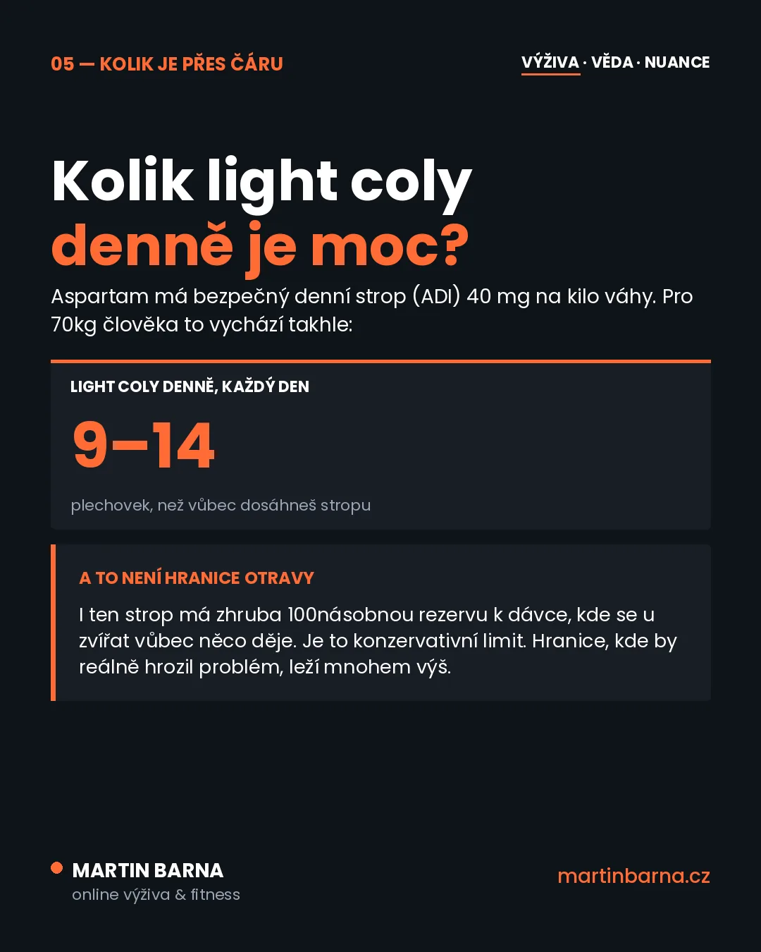 Umělá sladidla: kolik je vlastně moc? — další důkazy