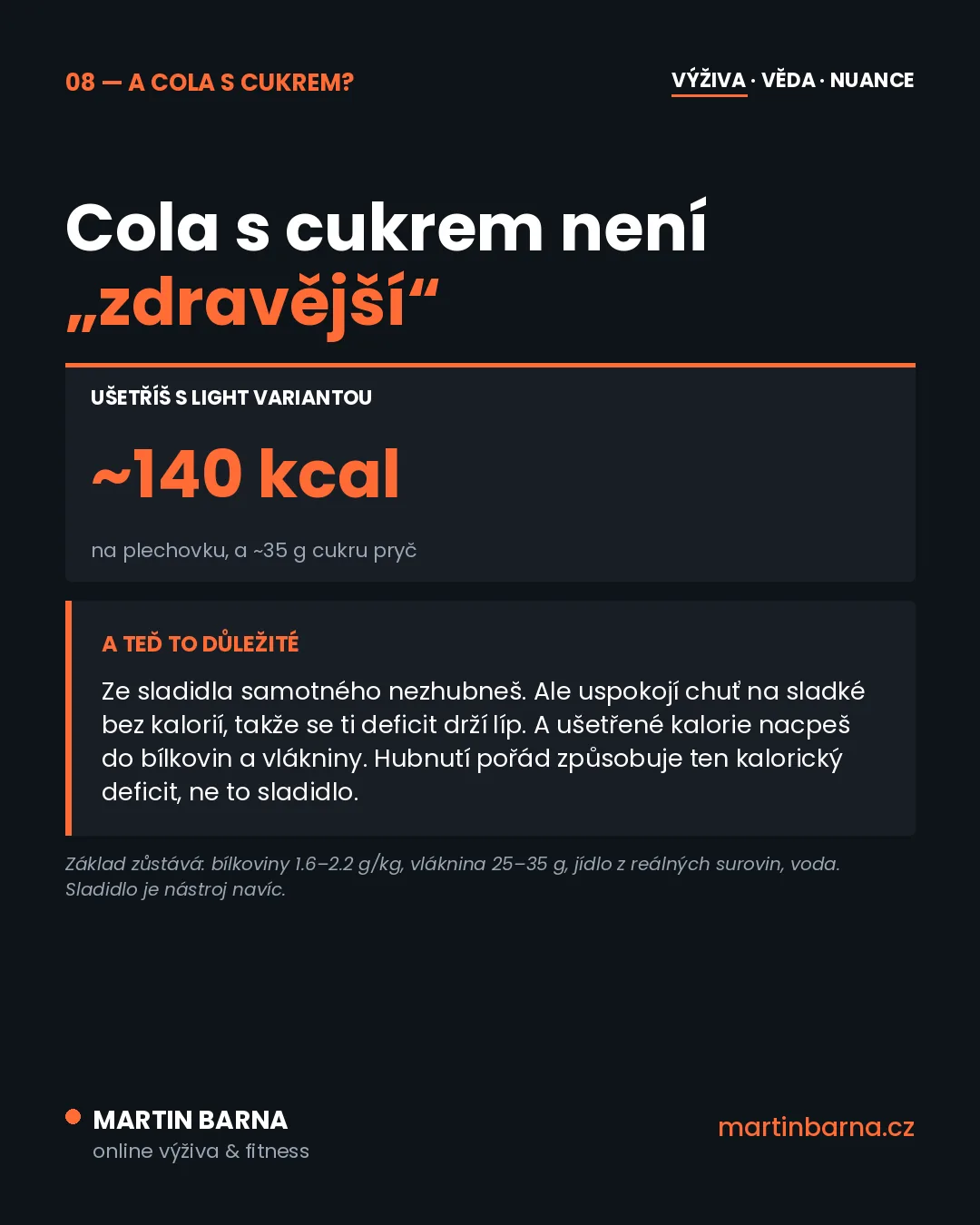 Umělá sladidla: kolik je vlastně moc? — praktické tipy